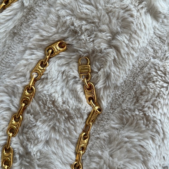 Vintage Celine gold belt - Picture 5 of 5